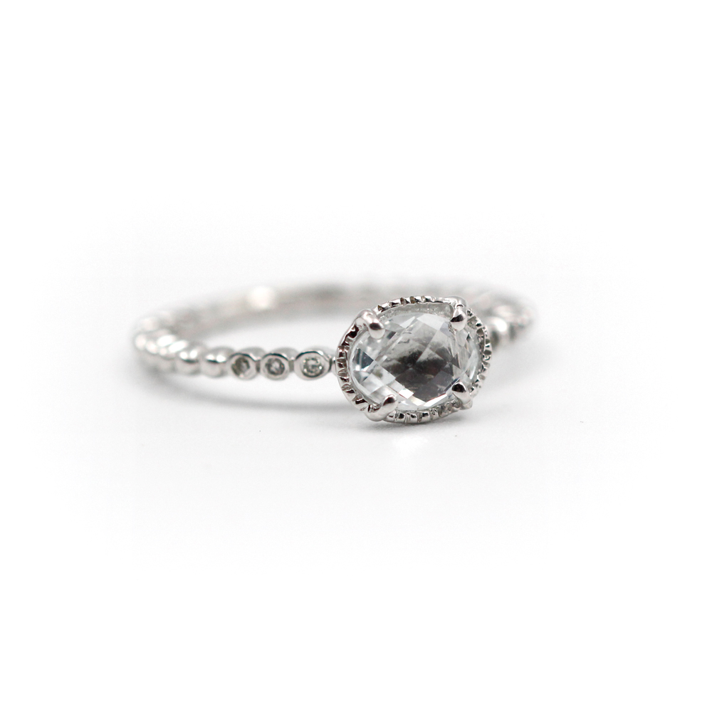 Diana Heimann White Topaz Ring