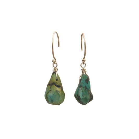 MOROKA Turquoise Briolette Drop Earrings