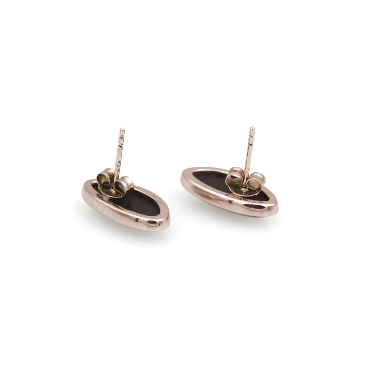 Sterling Silver Opal Triplet Stud Earrings