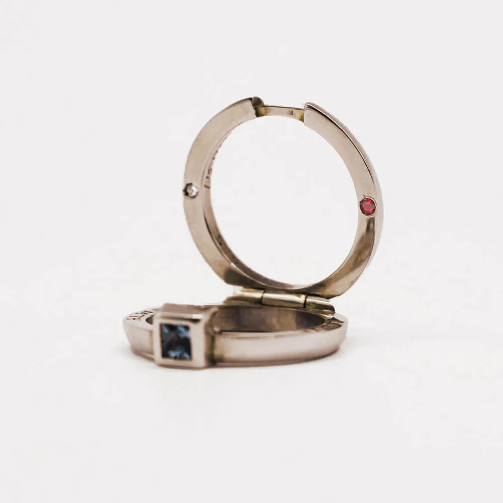 Sterling Silver and Gemstone Takohl Treasure Ring