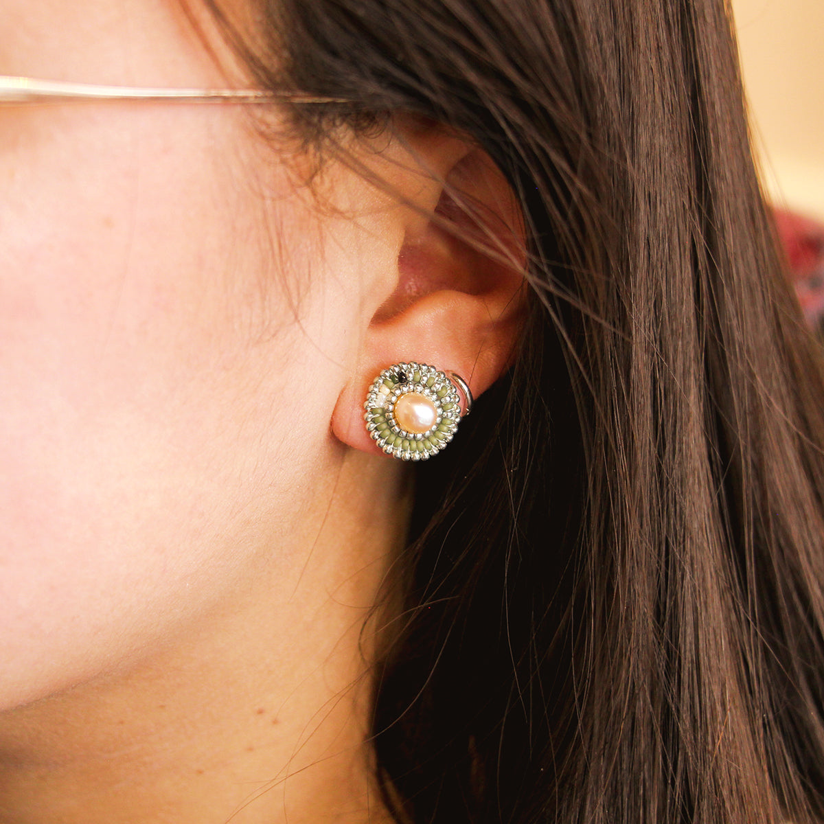 Cheyanne Symone ‘Sage Classic’ Freshwater Pearl Earrings