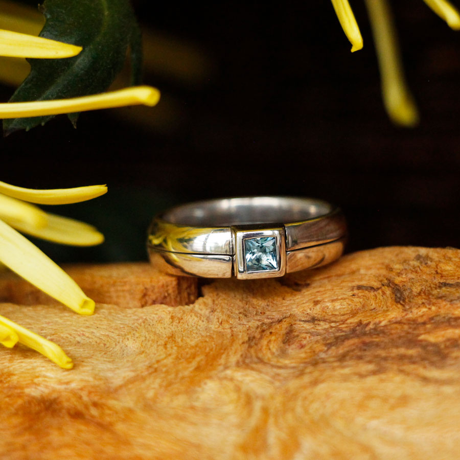Sterling Silver and Gemstone Takohl Treasure Ring