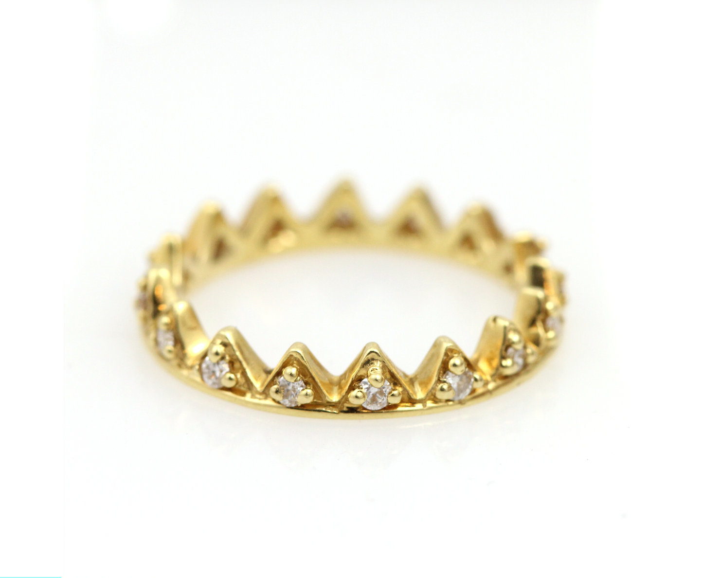 Diana Heimann 18K Gold Crown Ring