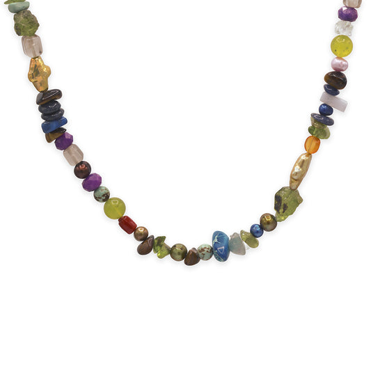 MOROKA 21” Confetti Gem Necklace