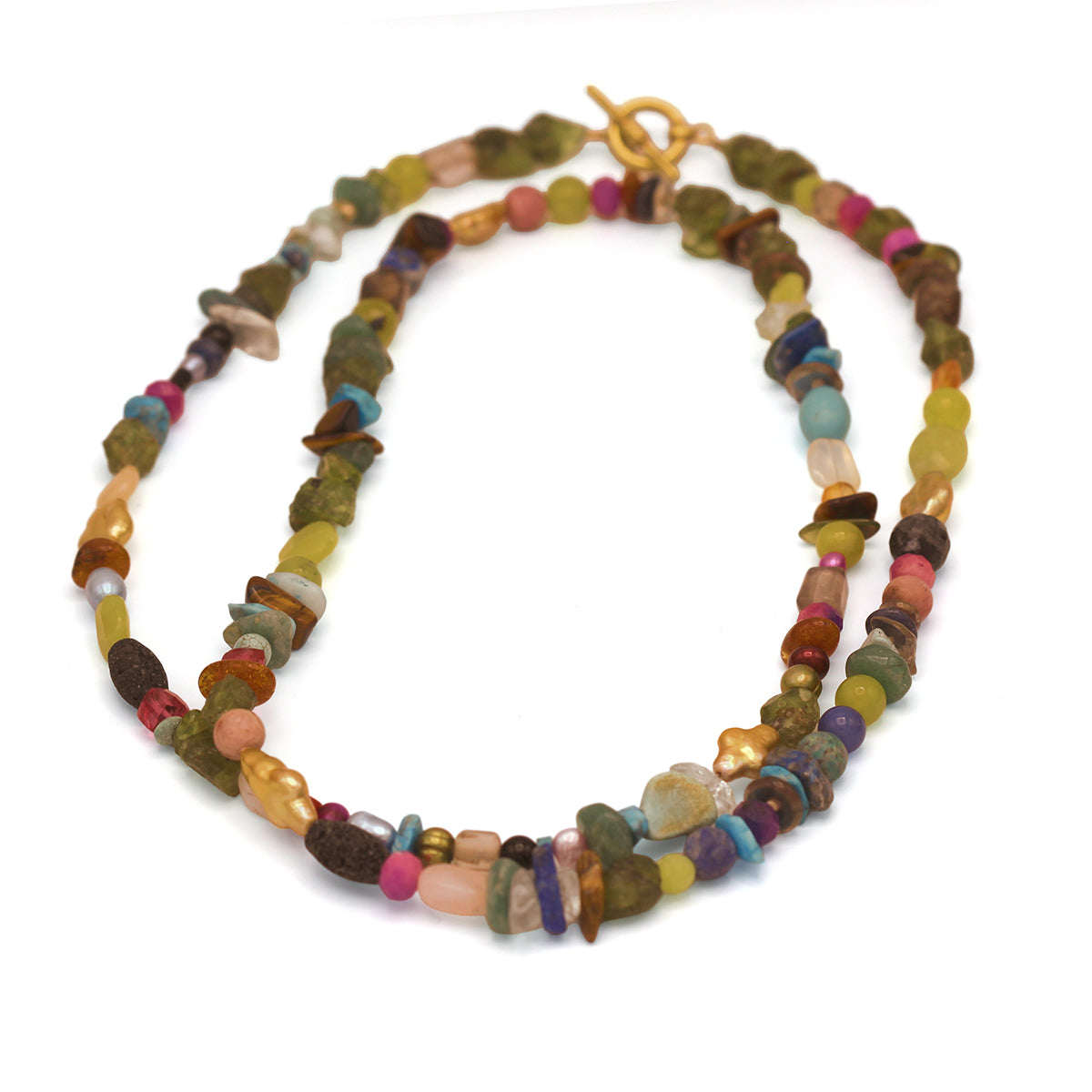 MOROKA 40” Confetti Gem Necklace