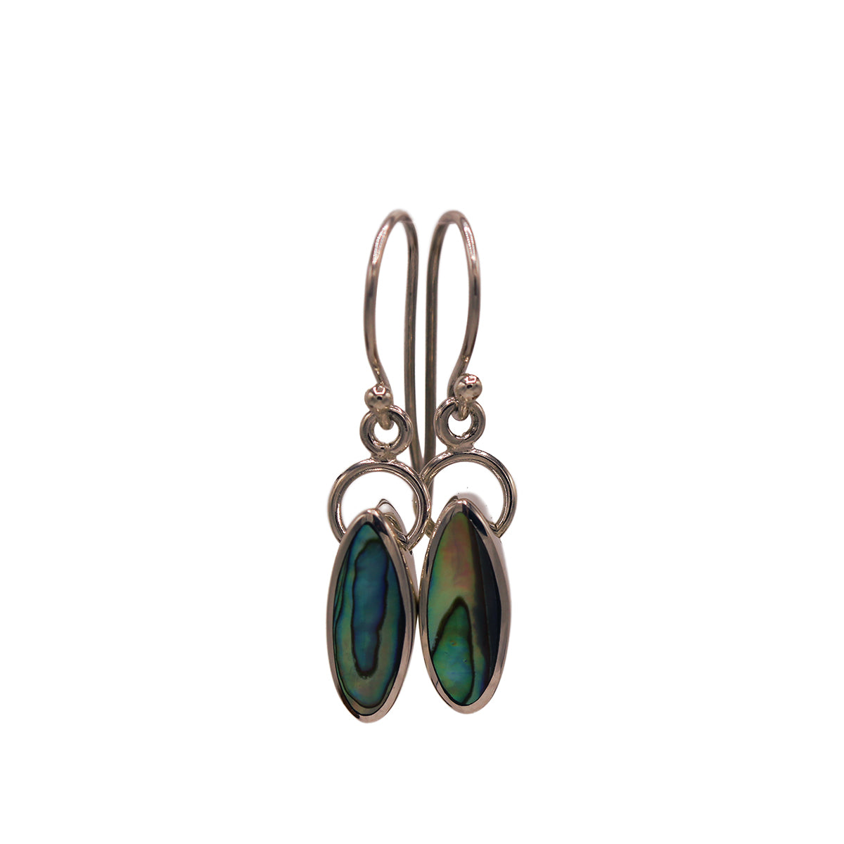 aCleoni Abalone Flower Hook Earrings