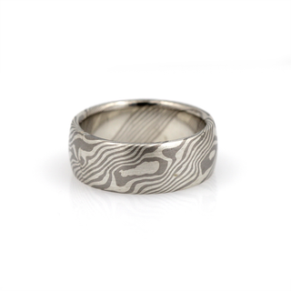 Chris Ploof Palladium and Sterling Silver Maple Band