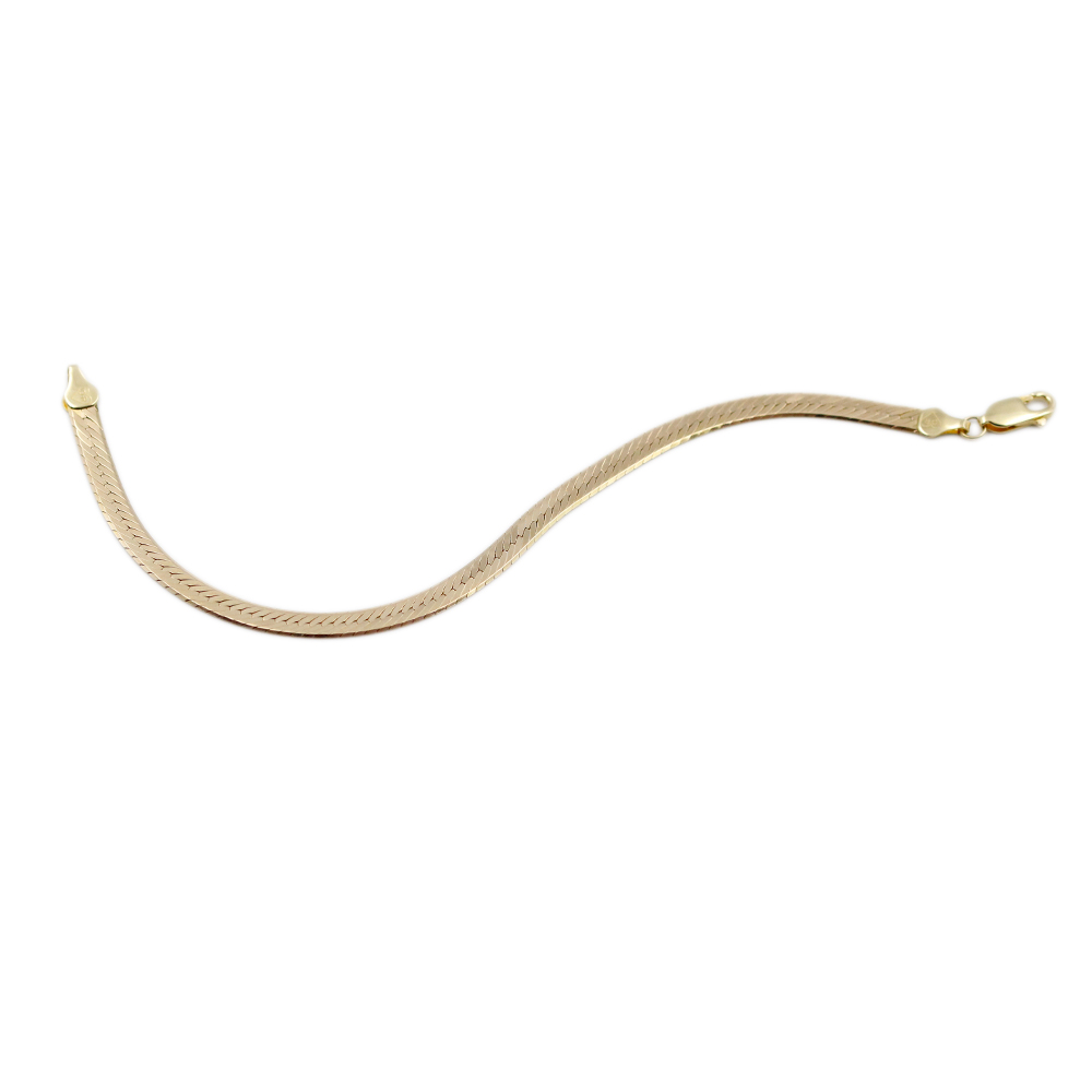 14K Yellow Gold Omega Bracelet