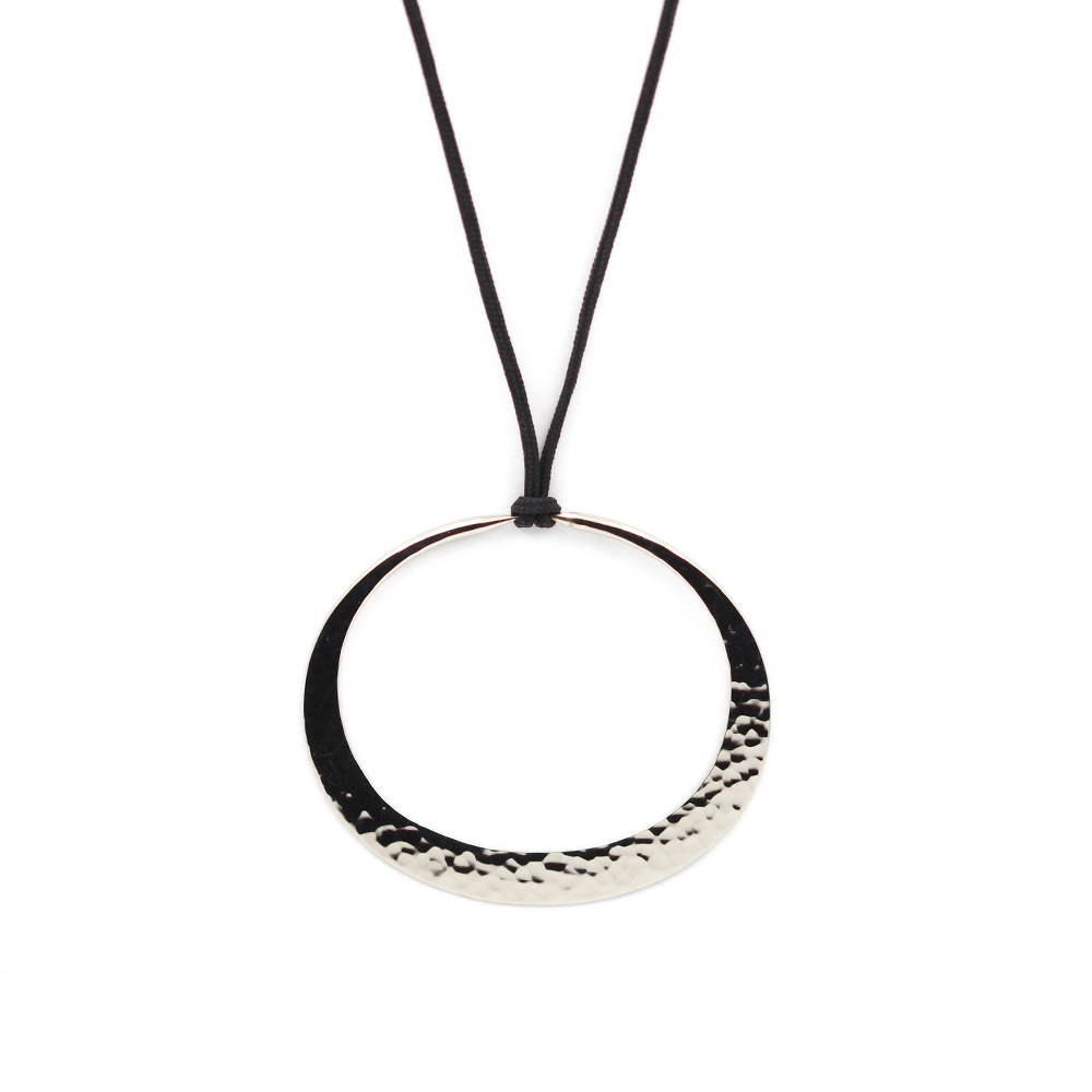 Toby Pomeroy 14K White Gold 55mm Eclipse Pendant