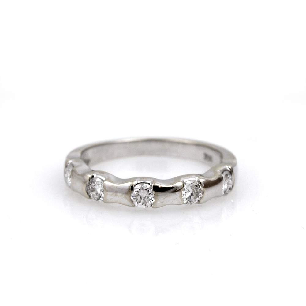 White Gold Diamond Band