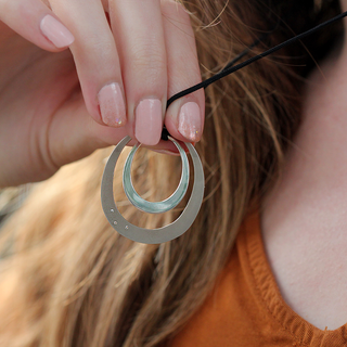 Toby Pomeroy EcoSilver 'Luna Eclipse' Necklace