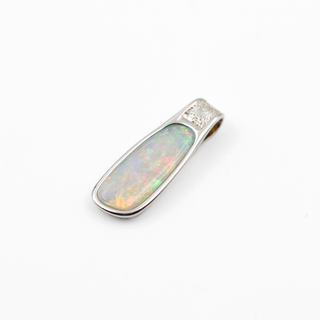 Sterling Silver Opal Pendant