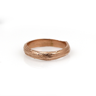 Pippa Jayne Designs 14K Rose Gold Branch Wedding Band