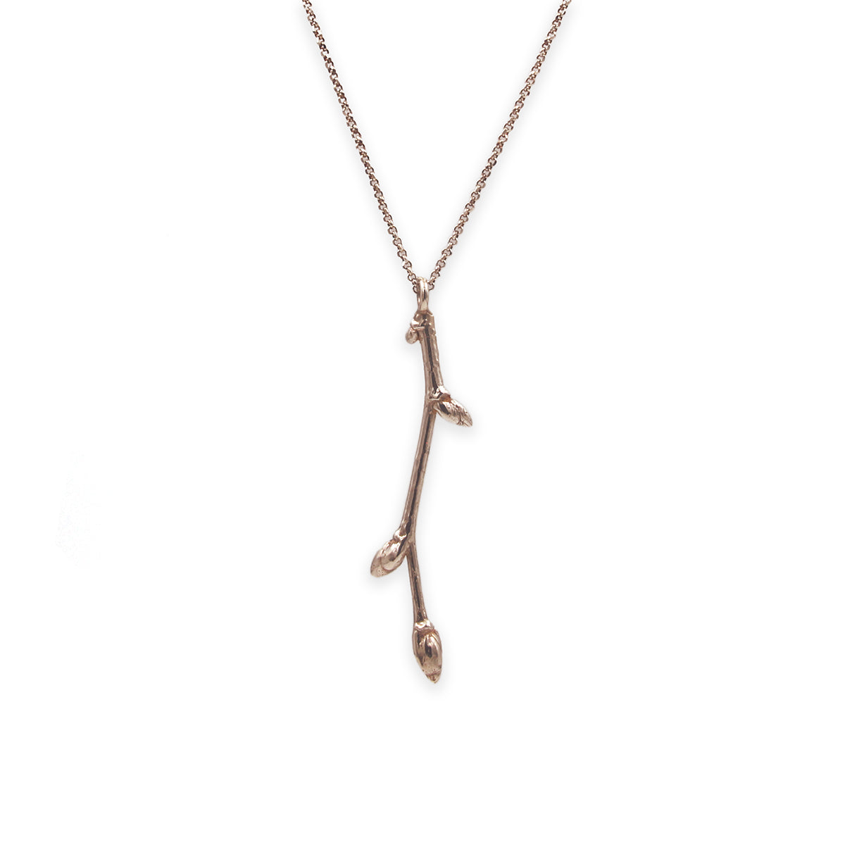 Sterling Silver 'Budding Branch' Necklace