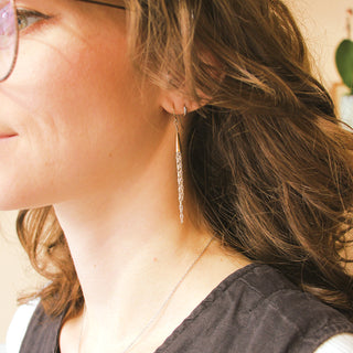 MOROKA Chain Tassel Earrings