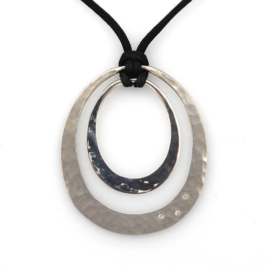 Toby Pomeroy EcoSilver 'Luna Eclipse' Necklace