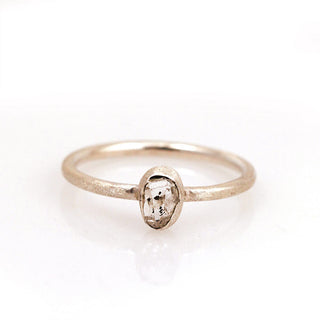 MOROKA Sterling Silver Herkimer Diamond Ring