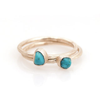 MOROKA Sterling Silver Turquoise Nugget Ring