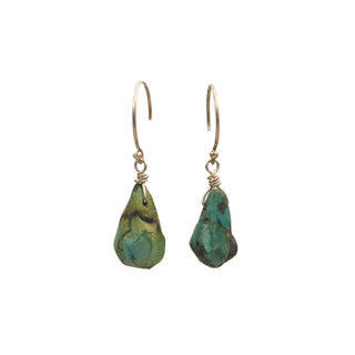 MOROKA Turquoise Briolette Drop Earrings