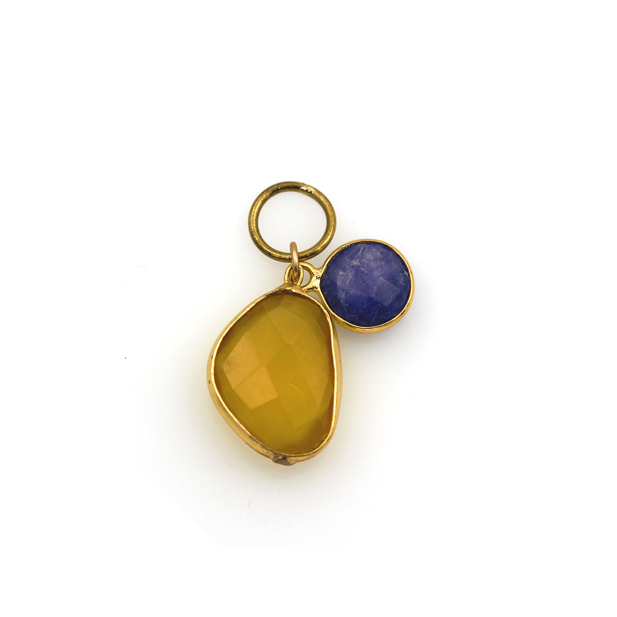 MOROKA Chalcedony and Blue Sapphire Pendant