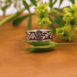 Sterling Silver Grapevine Ring