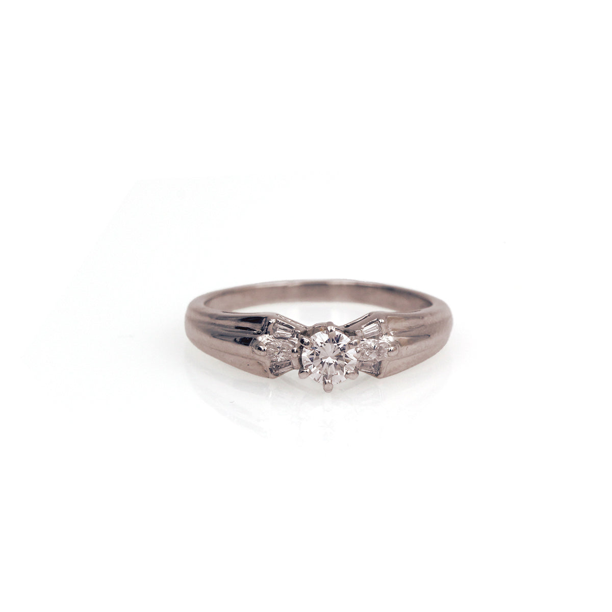 Estate Platinum Diamond Ring
