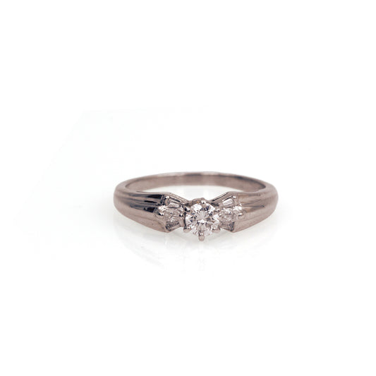 Estate Platinum Diamond Ring