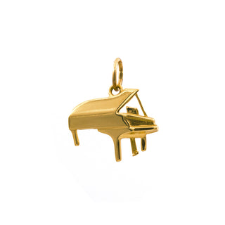 14K Yellow Gold Estate Piano Charm