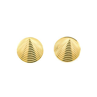 Vintage 14K Rosy Yellow Gold Alloy Studs