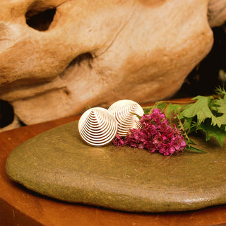 Vintage 14K Rosy Yellow Gold Alloy Studs