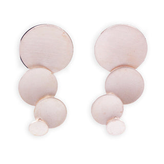 Kelim Sterling Silver Multi-Disk Stud Earrings