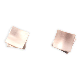 Kelim Sterling Silver Geometric Stud Earrings