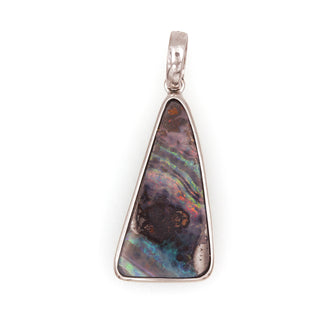 Sterling Silver Boulder Opal Pendant
