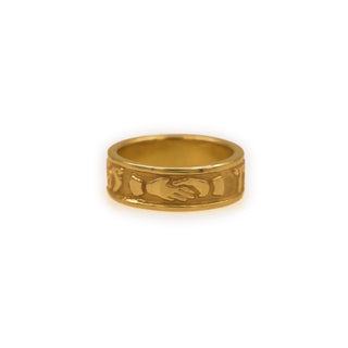 14K Yellow Gold Spanish Poesy Ring