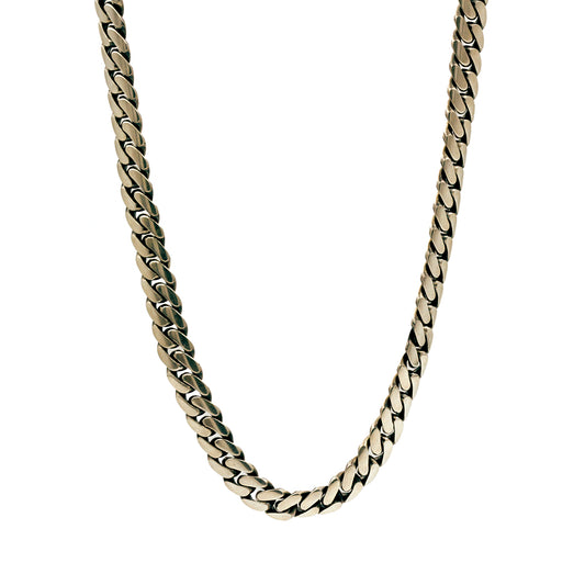 Yozakura Forge Argentium Silver Cuban Necklace