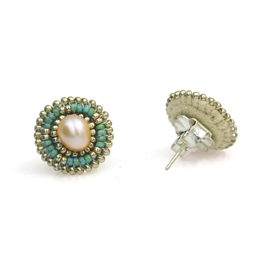 Cheyanne Symone ‘Turquoise Blue Classic’ Freshwater Pearl Earrings