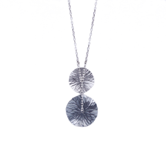 Toby Pomeroy Eco Silver Oasis Medallions Necklace