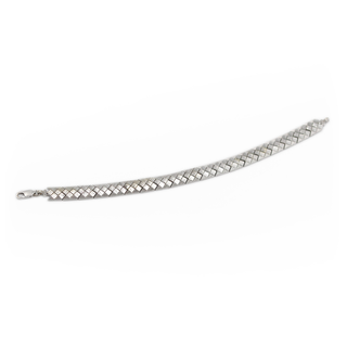 14K White Gold Bracelet