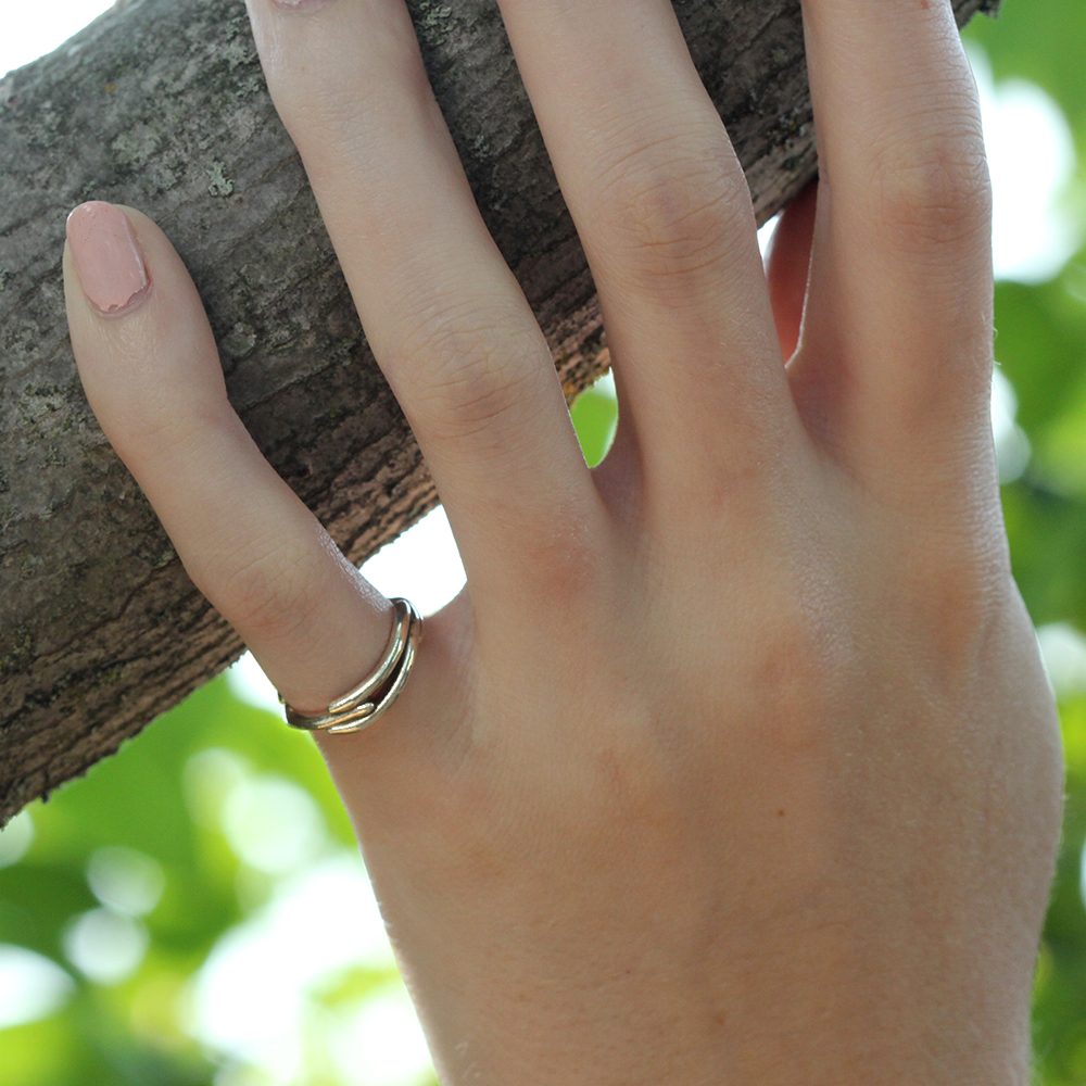 Pippa Jayne Designs 14K White Gold 'Vines' Ring