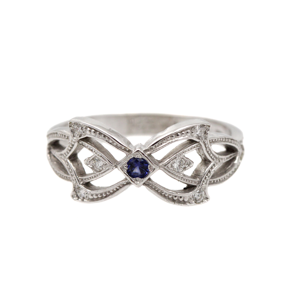 Hugo Kohl Diamond and Sapphire Cigar Band