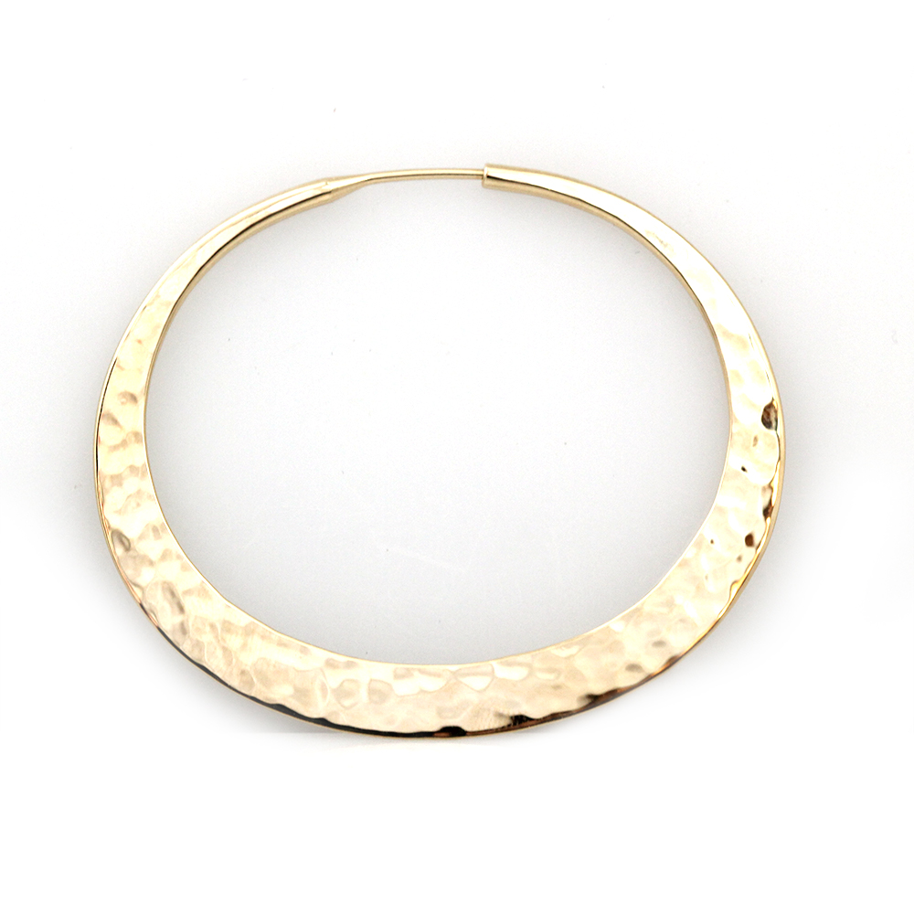 Toby Pomeroy EcoGold 46mm Eclipse Hoop Earrings