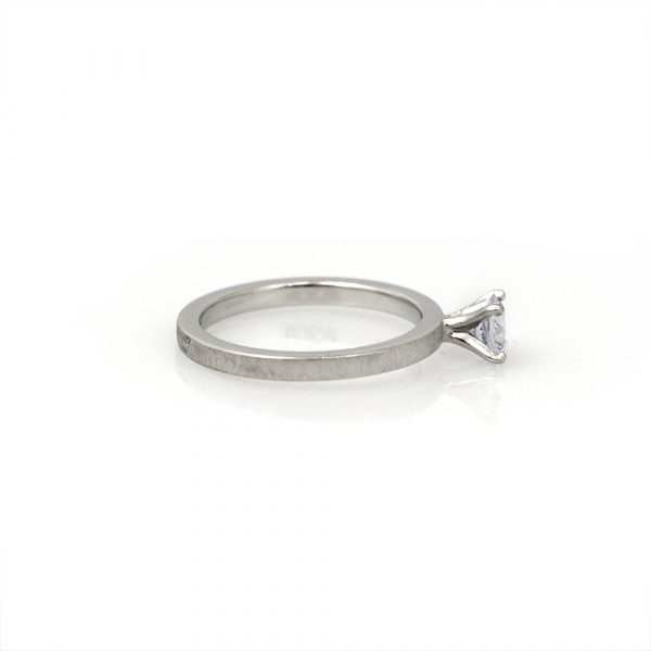 Platinum White Sapphire Ring