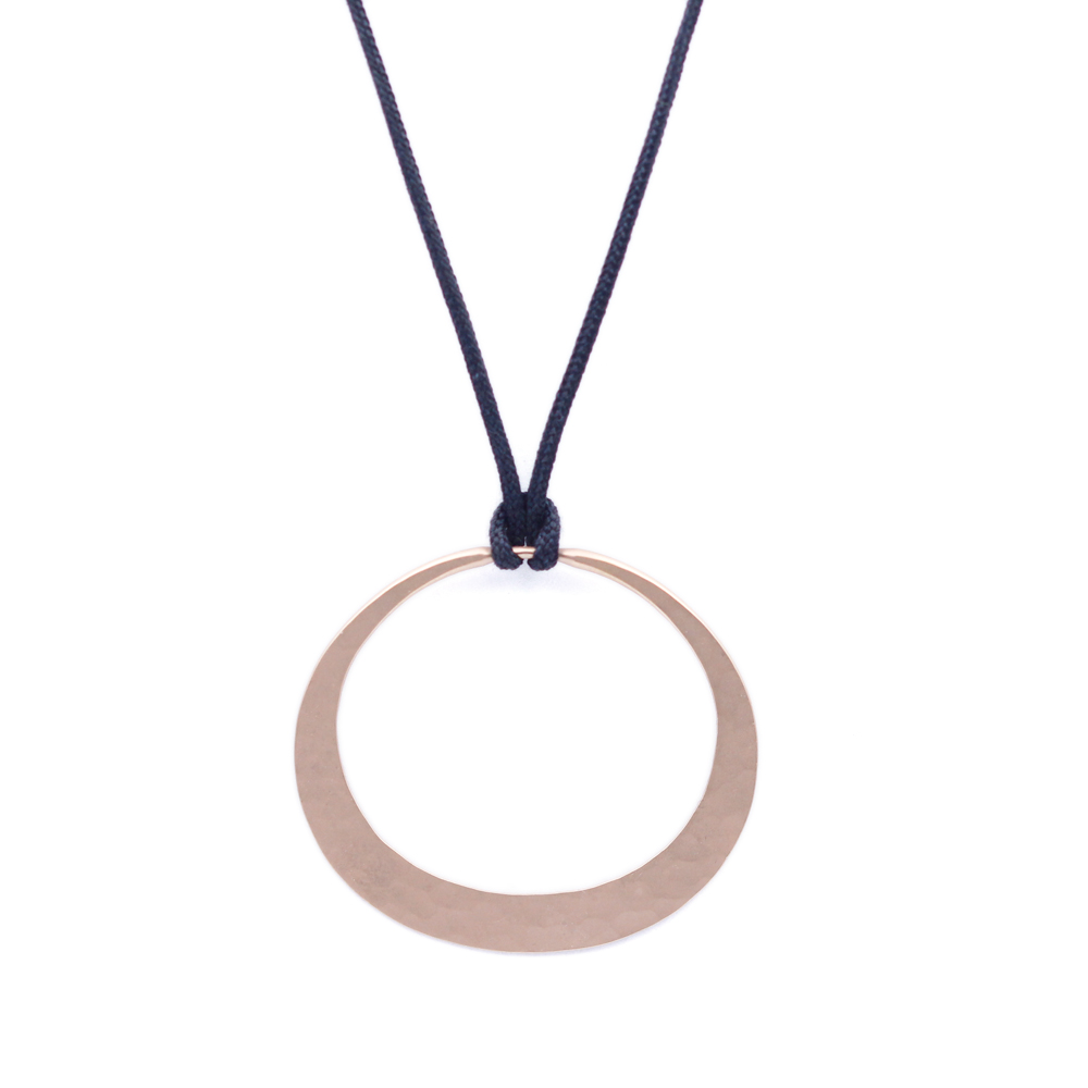 Toby Pomeroy 14K Rose Gold 38mm Eclipse Pendant